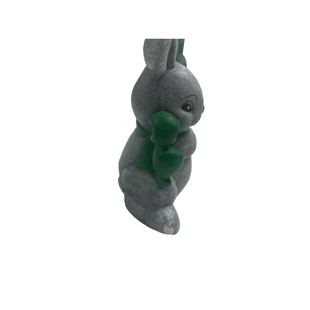 Kiss Me I'm IRISH & THINK GREEN ST PATRICKS DAY Rabbit Figurine Decoration 5.5”